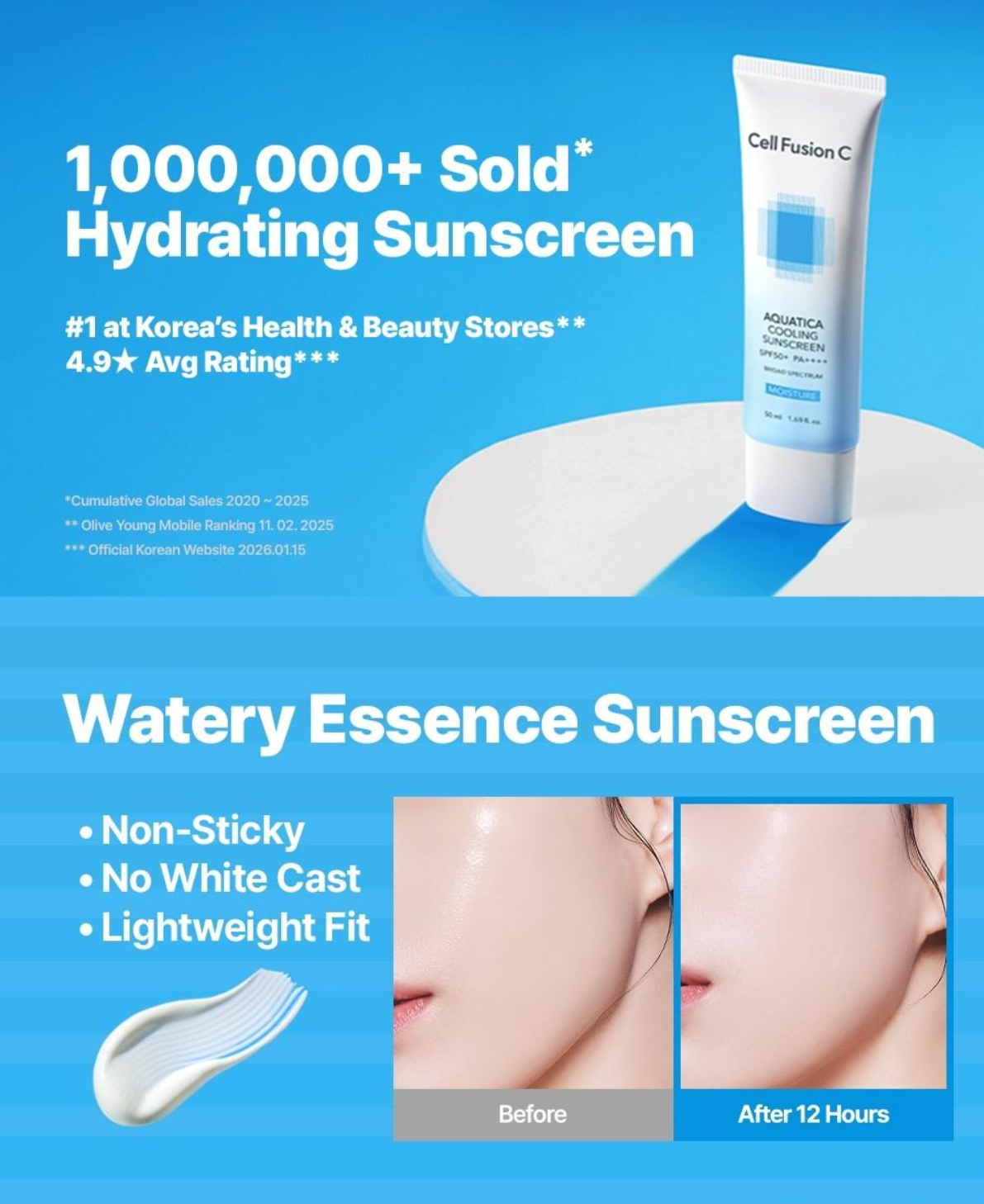 Cell Fusion C - Aquatica Cooling Sunscreen
