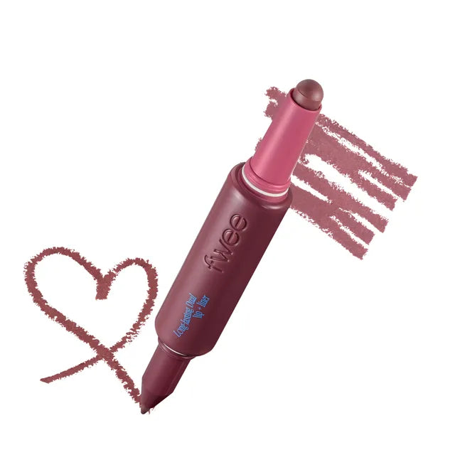 fwee - Long-Lasting Dual Coloring Stick Lip Liner - 6 Farver