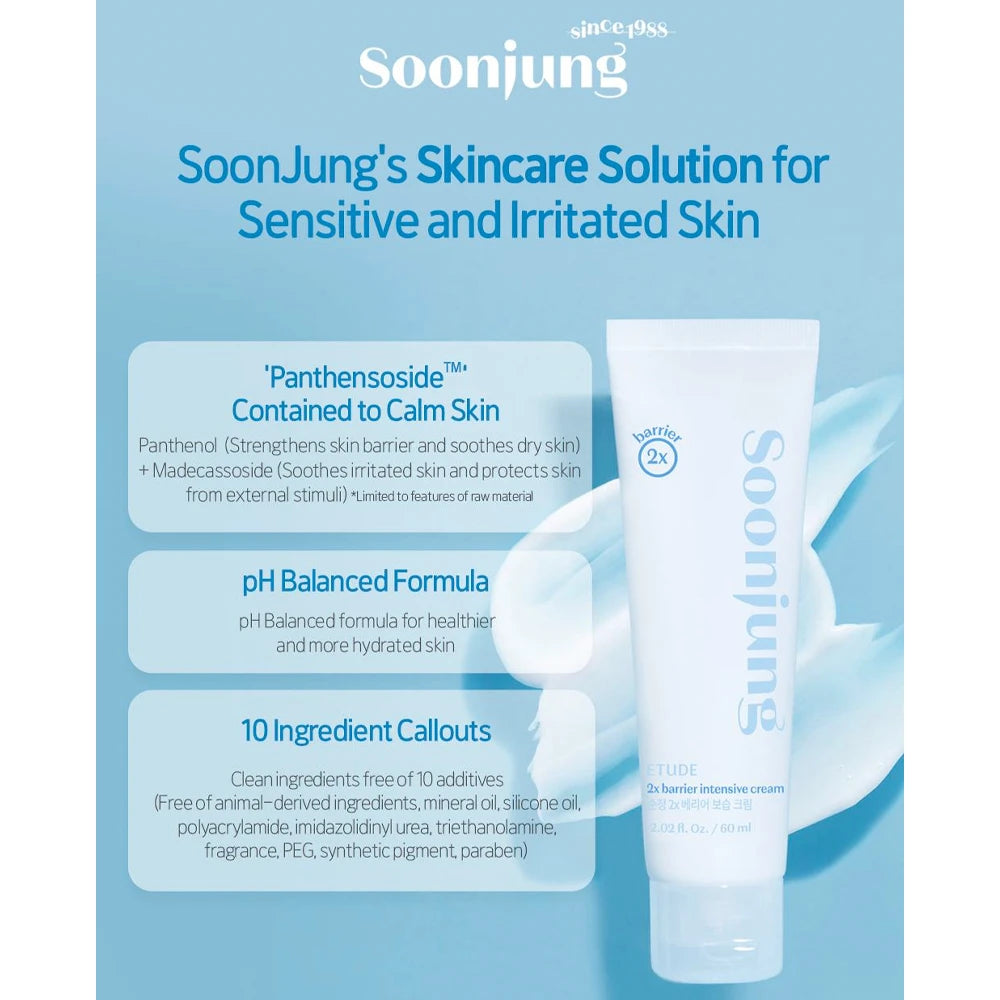 ETUDE - Soon Jung 2x Barrier Intensive Cream