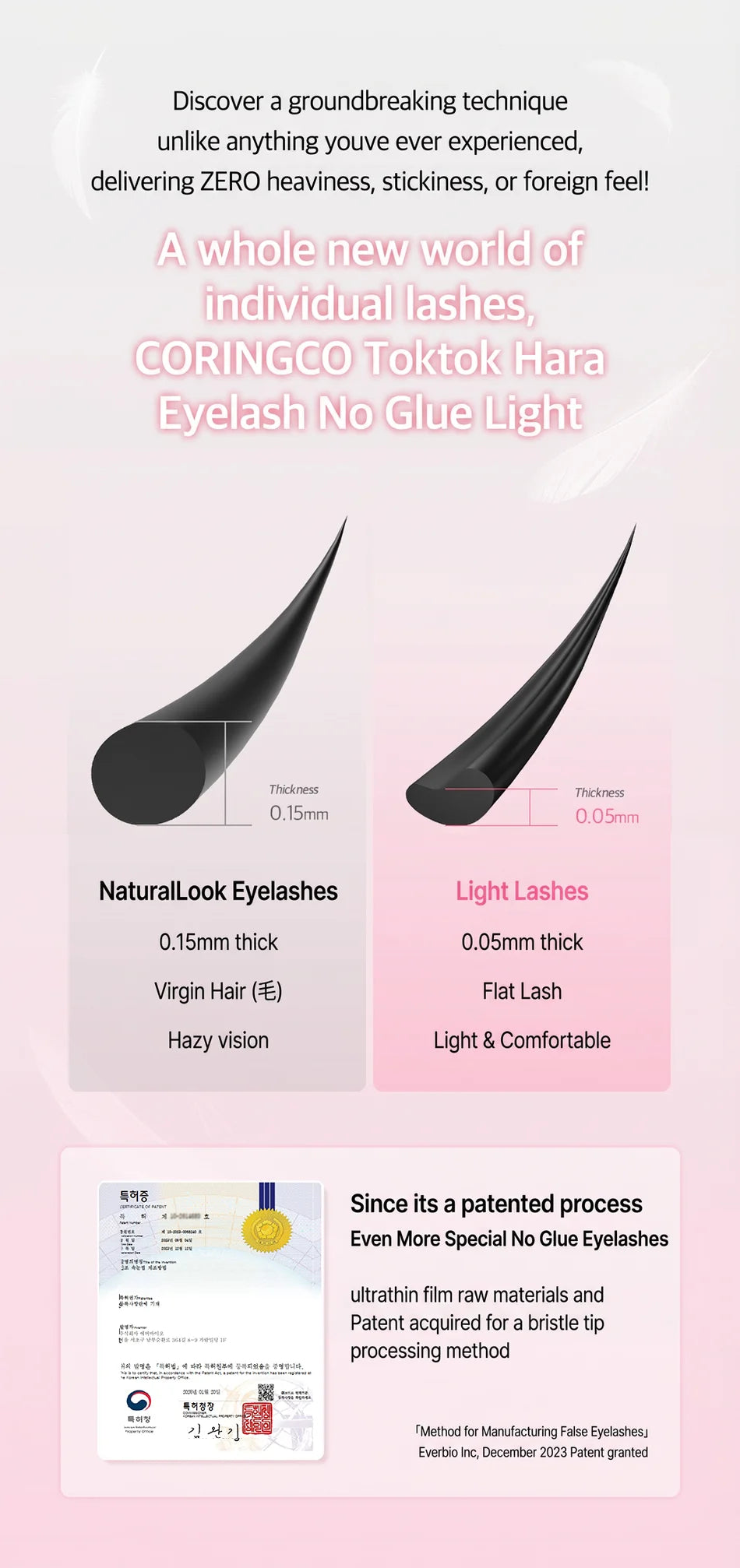 CORINGCO - Toktok-Hara No Glue Eyelash